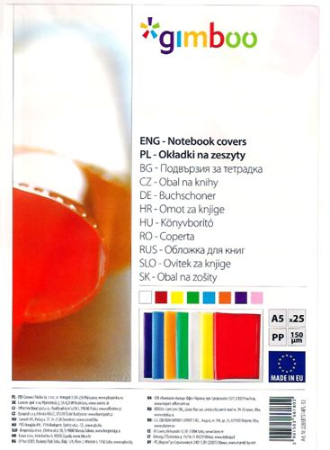 HRUBÝ OBAL NA ZÁPISNÍK A5, FARBA KRYŠTÁL