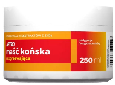 KONSKÁ MASŤ NA ZAHREJOVANIE 250 ML APTEO