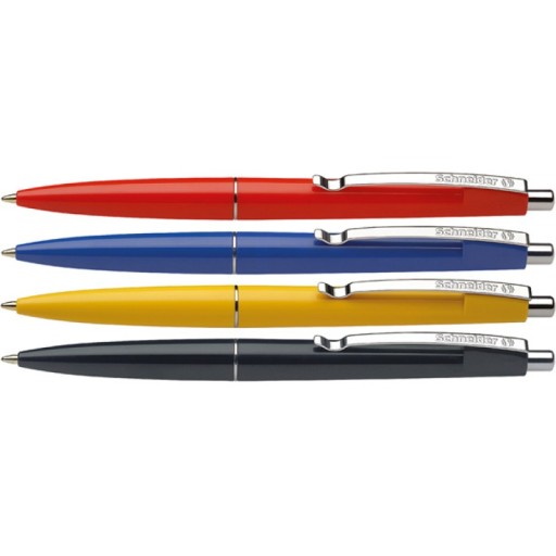 Schneider K15 automatické guľôčkové pero 1 mm sada 4 ks