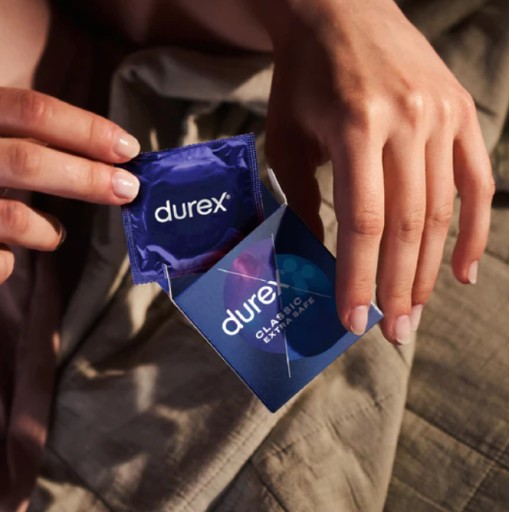 Kondómy DUREX EXTRA SAFE CLASSIC, 3 kusy