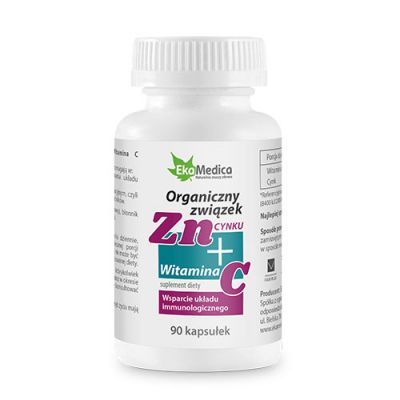 EKAMEDICA Zinok + vitamín C 90 kapsúl