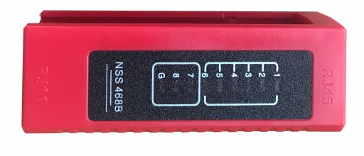 TESTER SIEŤOVÝCH KÁBLOV RJ45 RJ12 RJ11 POUZDRO