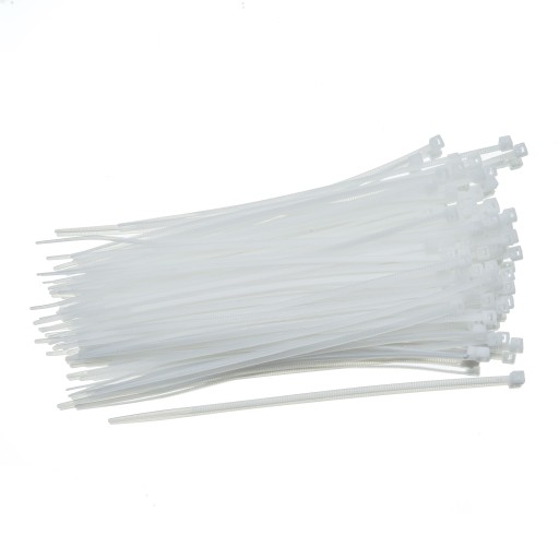 BIELE KABELOVÉ VIAZAČKY - KABELOVÉ VIAZAČKY 2,5x150mm