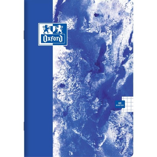 Oxford Paint kockovaný notebook A4 60 listov Mix