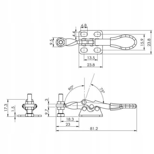 RÝCHLOUPÍNAČKA GH-201A UNIVERZÁLNA do 27 kg