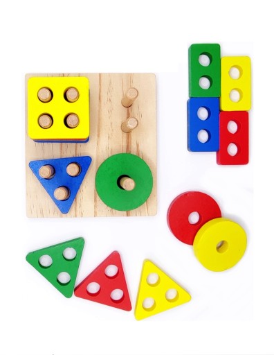 DREVENÁ HÁDANKA TVAROV MONTESSORI
