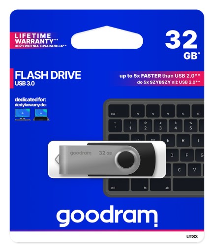 Pamäť Goodram 32GB UTS3 USB 3.0 čierna