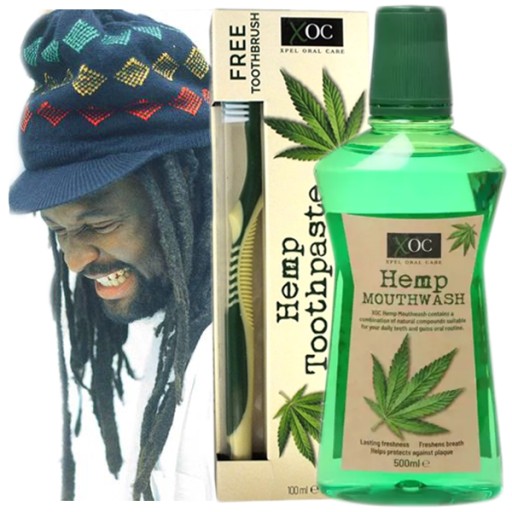 Súprava zubných kefiek XPEL HEMP - KONOPNÝ OLEJ