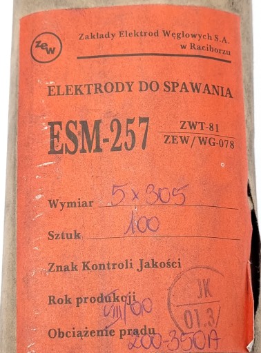 ZVÁRACIE ELEKTRÓDY ESM-257 5X305