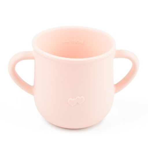 Silikónový pohár s rúčkami pre deti, učia sa piť, 150 ml