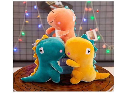 DINOSAUR PLYŠOVÝ MASKOT MEDVEĎ 25CM FARBY