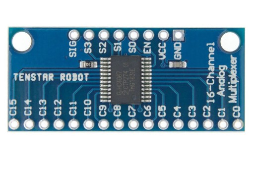 696 16-kanálový analógový multiplexer CD4067