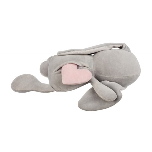 Maskot/Prívesok - Levanduľové srdce, sivá