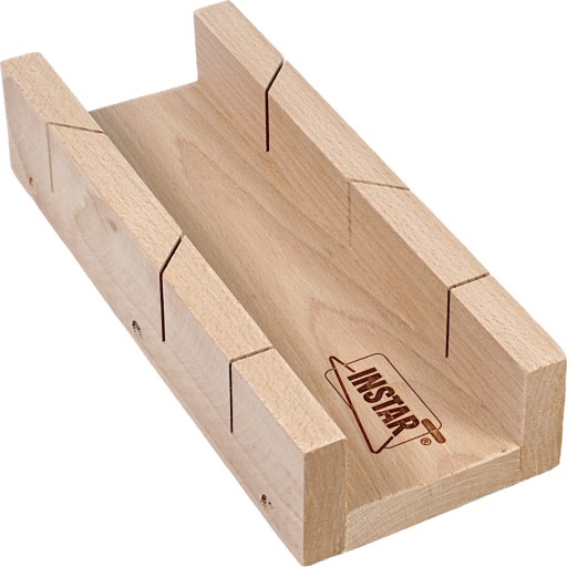 INSTAR - DREVENÝ POKOSOVÝ BOX NA REZANIE 300x80 MM UHEL 45 - 90 STUPŇOV