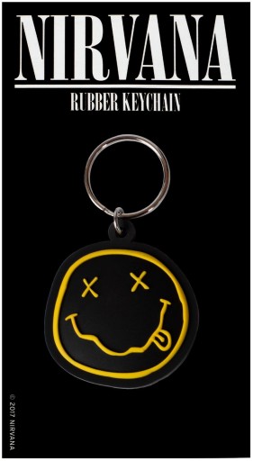 Gumová kľúčenka Nirvana Smiley Smile