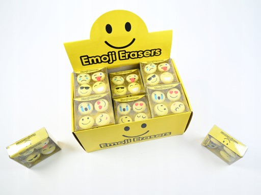 SMILE EMOTIONS GUMA ERASER 4 KS