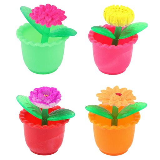 3x MAGICKÝ KVET PASTÚCI VO VODE KVETINÁČ SENSORY PLAY RASTLINA