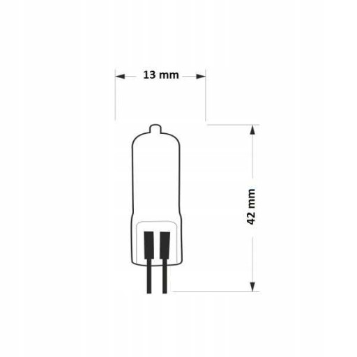 HALOGÉNOVÁ ŽIAROVKA HALOGÉNOVÁ FILAMENT G6.35 50W 230V