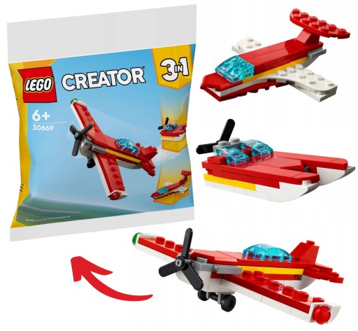 LEGO Creator 30669 Ikonické červené lietadlo