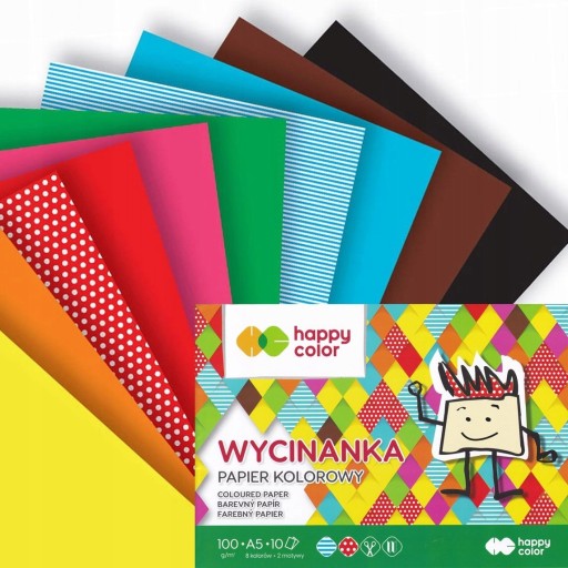 FAREBNÝ VÝREZ V BLOKU A5/10K 100 g na Work Perfect Paper for School