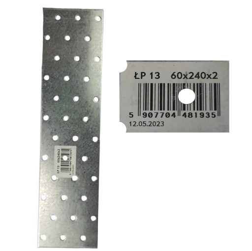 Plochá spojka LP-13 rozmery 60x240mm Skrutka-kov
