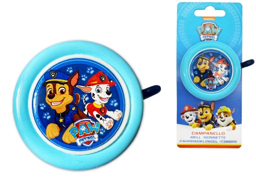 Nickelodeon Paw Patrol zvonček 55 mm modrý