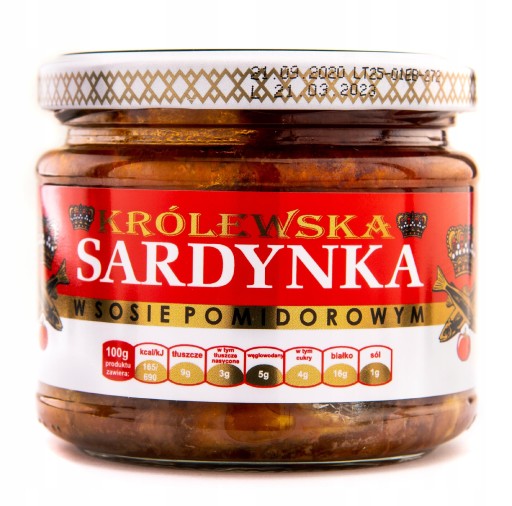 Divoká kráľovská sardinka v paradajkovej omáčke LITVA