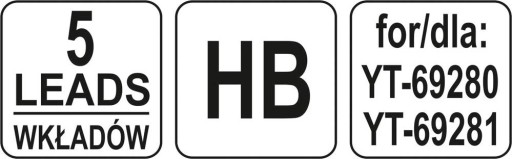 YATO GRAPHITE H2 PRE MECHANICKÚ ceruzku YT-69286
