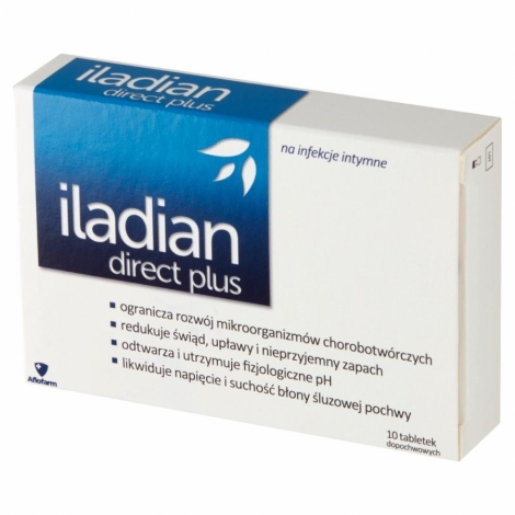 Zdravotnícka pomôcka pre ženy Aflofarm Iladian direct plus 10 tabliet