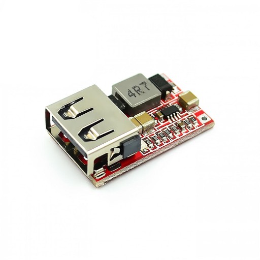 USB 5V 3A stupňový prevodník s 6-20V nabíjačkou
