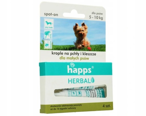 Kvapky proti blchám a kliešťom pre psov do 10 kg