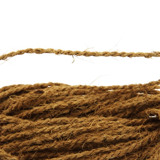 Prírodný povrázok z kokosového vlákna do záhrady, 0,5 cm x 15 m, ekologický