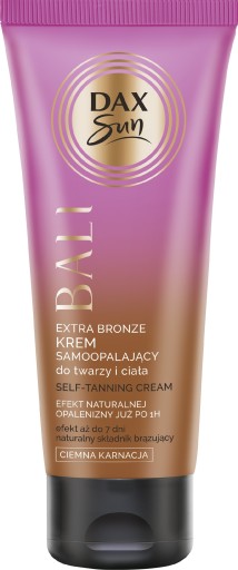 Dax Sun Extra Bronze Samoopaľovací krém na tvár