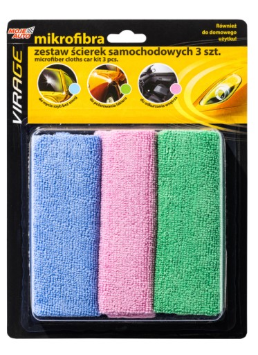 Utierky z mikrovlákna MY CAR SET 3 ks.