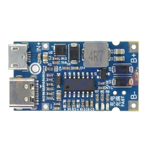 Nabíjačka BMS 2S 4,5V-15V 18W 2A s podporou rýchleho nabíjania QC Micro + C