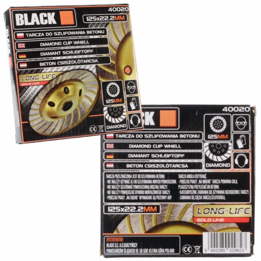 DIAMANTOVÝ POHÁR DISK 125 x 22 TURBO