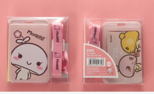 Puzdro na karty Lanyard UHOO 6008 Magoo Pink