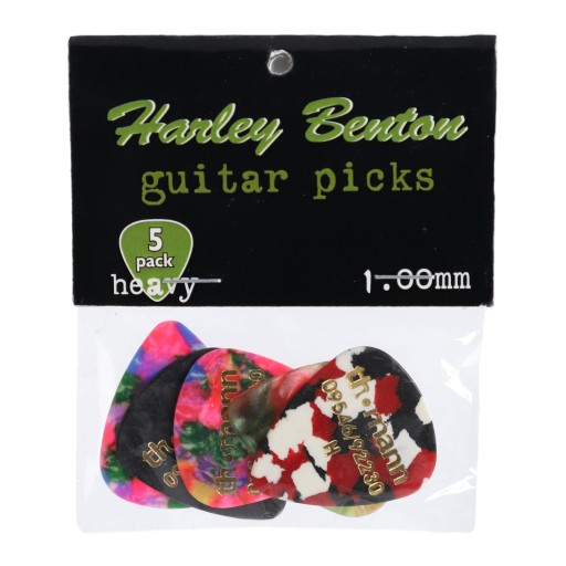 Gitarové trsátka pre gitaru 1,0 mm Harley Benton Heavy 5 ks SET