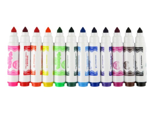 Colorino umývateľné fixky pre deti, 12 farieb