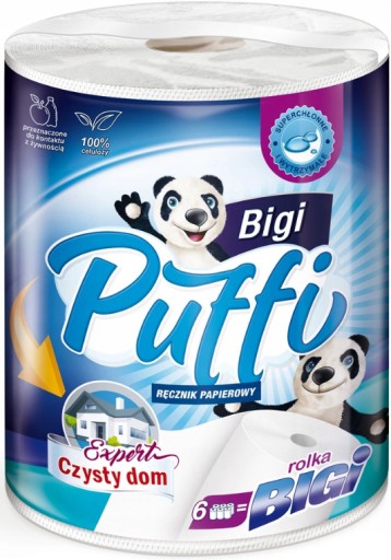 Papierová utierka Puffi BIGI Maxi a'1|60m|2war|skvelá kvalita! 100% celulóza*