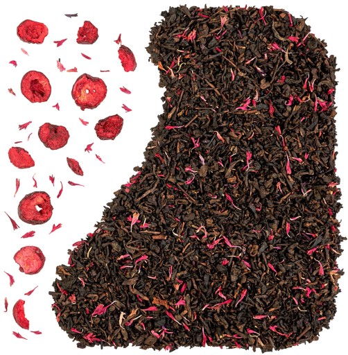 Pu-erh čaj z červenej čerešne 50g s nevädza