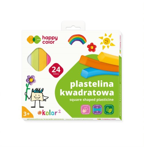 Plastelína Happy Color 24 ks