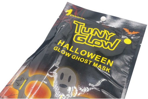 Žiarivá maska GHOST na párty GLOWSTICK
