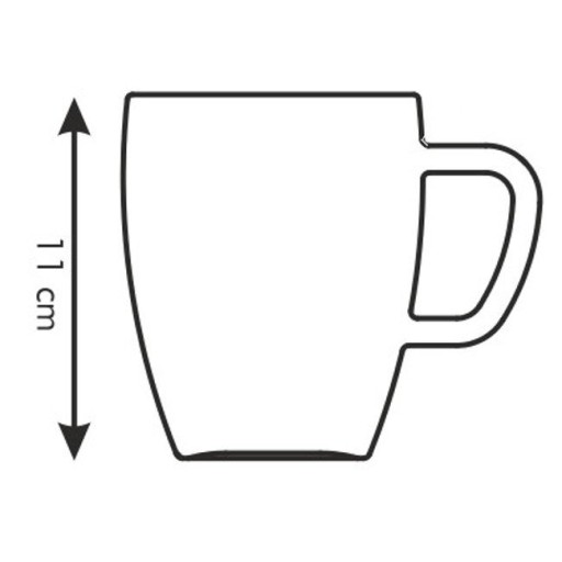 Sklenený hrnček - objem 400 ml | TESCOMA CREMA
