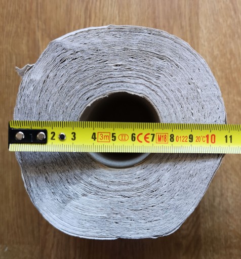 Sivý karas MAXI TOALETNÝ PAPIER - balenie 8 ks roliek