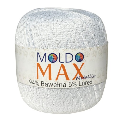 Max Moldo Metallic - biela a strieborná