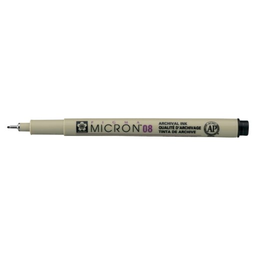 SAKURA Pigma Micron 08 jemná linka (čierna)