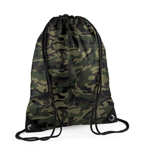 ŠKOLSKÁ GYMNASTICKÁ TAŠKA S DUPKAMI Jungle Camo