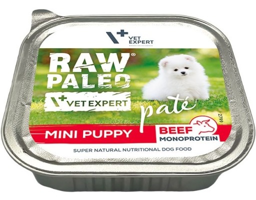 VetExpert Raw Paleo Pate Mini Puppy Beef 150g