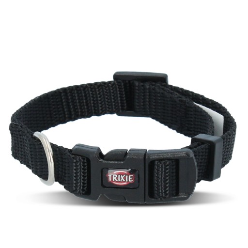 Prémiový golier, XXS–XS: 15–25 cm/10 mm, čierny